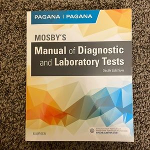Mosby’s Manual of Diagnostic and Laboratory Tests 6th Edition